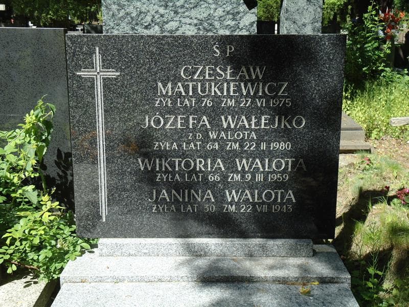 Zdjęcie grobu Wiktoria Walota (2)