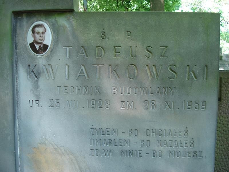 Zdjęcie grobu Tadeusz Kwiatkowski (2)
