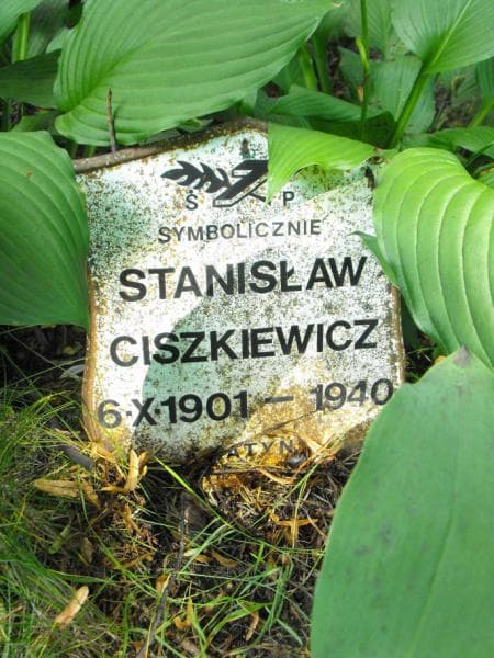 Zdjęcie grobu Anonim (stanisław Ciszkiewicz) (2)