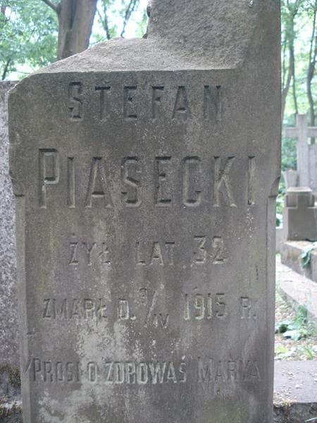 Zdjęcie grobu Stefan Piasecki (2)