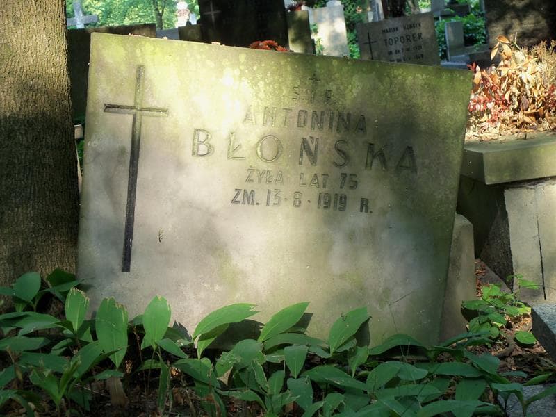 Zdjęcie grobu Antonina Błońska (2)