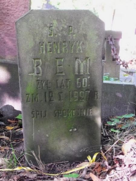 Zdjęcie grobu Henryk Bem (1)