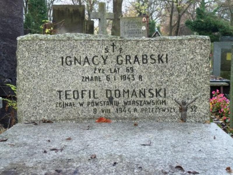 Zdjęcie grobu Teofil Domański (2)