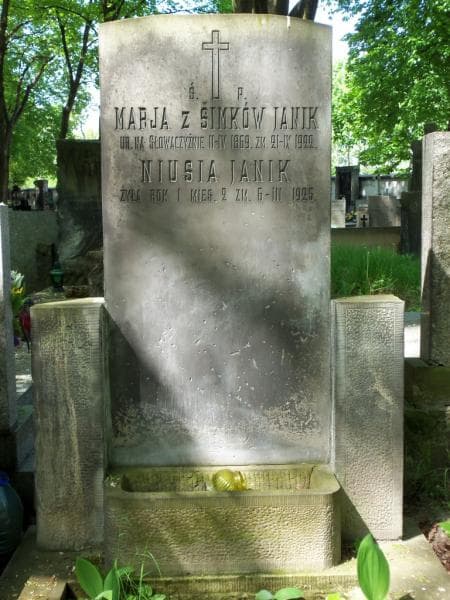 Zdjęcie grobu Niusia Janik (2)