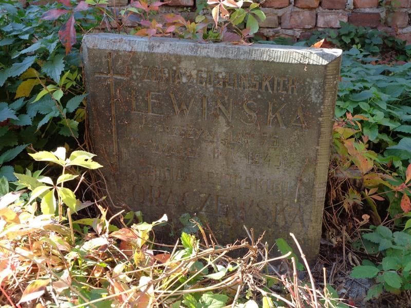 Zdjęcie grobu Zofia Lewińska (2)
