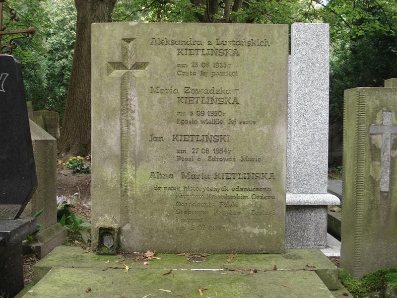 Zdjęcie grobu Maria Zawadzka-Kietlińska (2)
