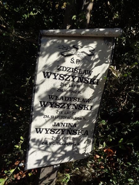 Zdjęcie grobu Janina Wyszyńska (2)