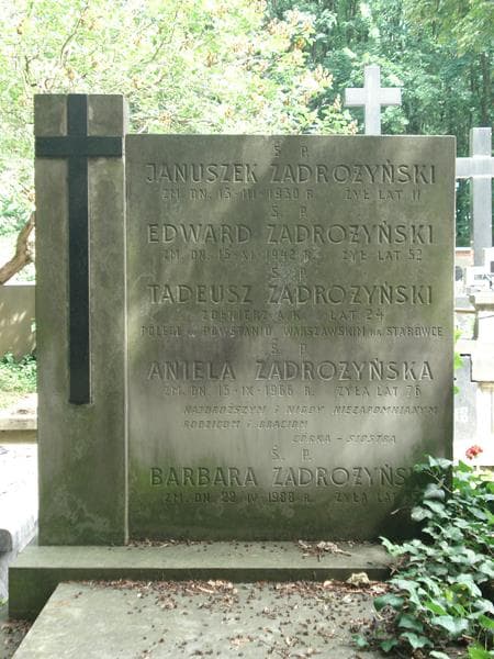 Zdjęcie grobu Januszek Zadrożyński (2)