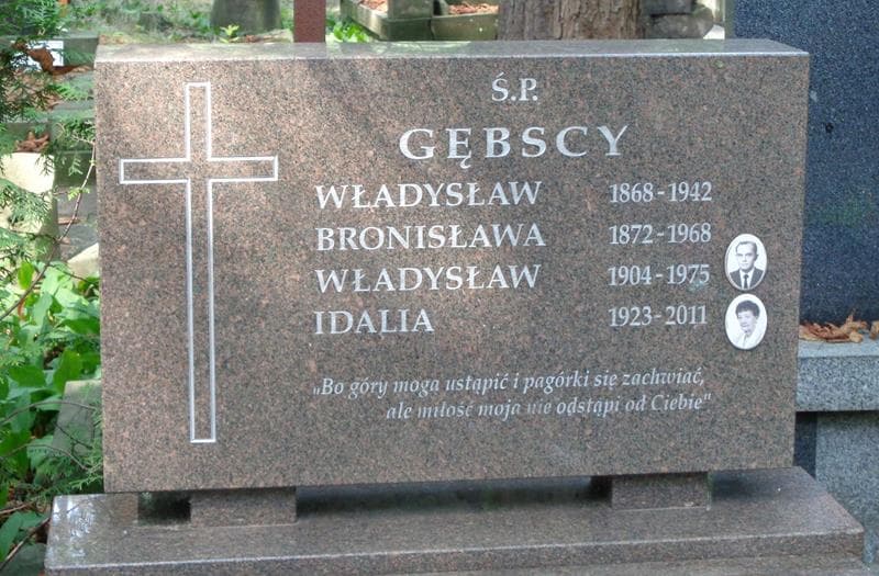 Zdjęcie grobu Bronisława Gębska (2)
