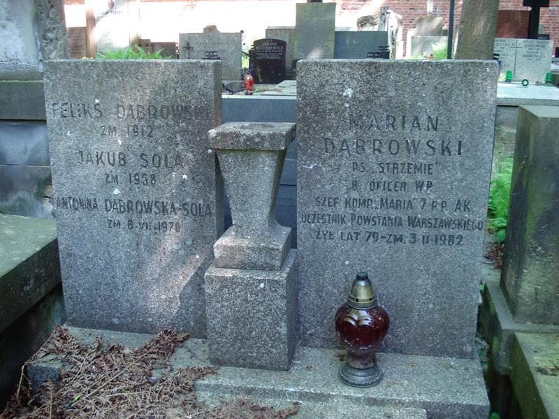 Zdjęcie grobu Feliks Dąbrowski (1)