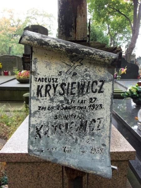 Zdjęcie grobu Bronisław Krysiewicz (2)