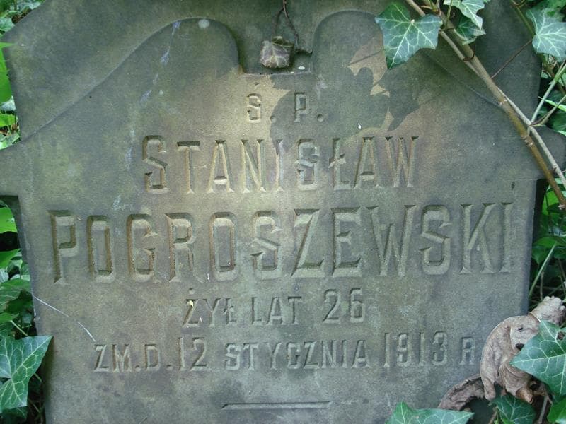 Zdjęcie grobu Stanisław Pogroszewski (1)