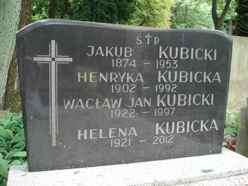 Zdjęcie grobu Wacław Jan Kubicki (2)