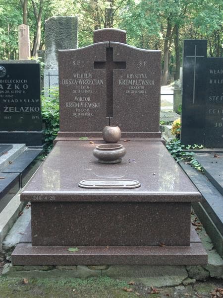 Zdjęcie grobu: Wilhelm Oksza-Wrzecian
