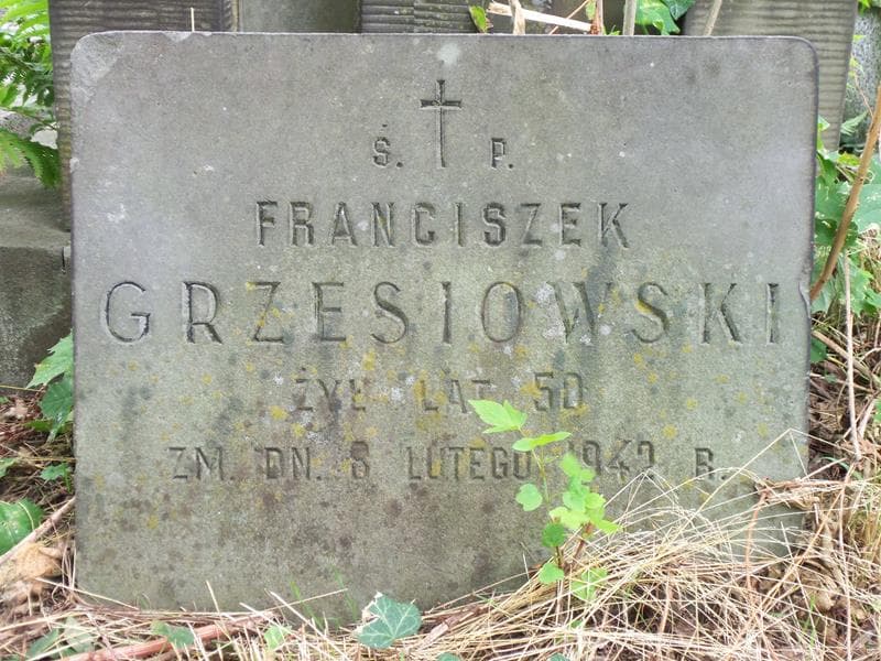 Zdjęcie grobu Franciszek Grzesiowski (2)