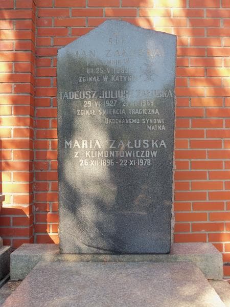 Zdjęcie grobu Maria Załuska (2)