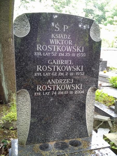 Zdjęcie grobu Gabriel Rostkowski (2)