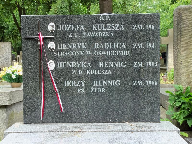 Zdjęcie grobu Henryka Hennig (2)