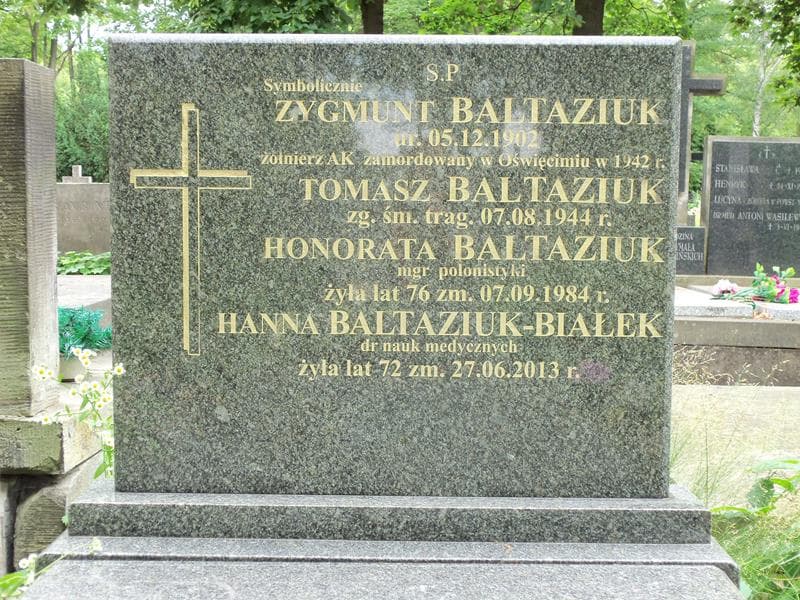 Zdjęcie grobu Tomasz Baltaziuk (2)