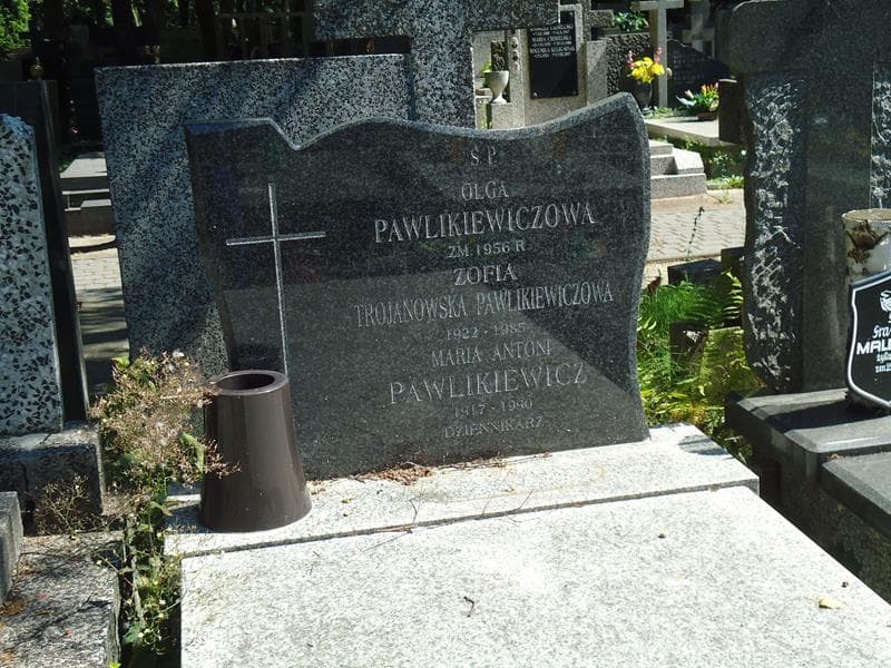 Zdjęcie grobu Maria Antoni Pawlikiewicz (2)