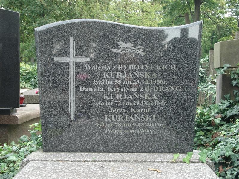 Zdjęcie grobu Jerzy Karol Kurjański (2)