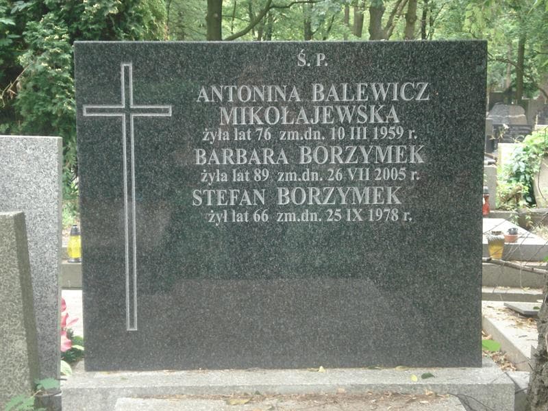 Zdjęcie grobu Barbara Borzymek (2)