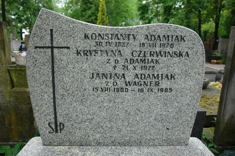 Zdjęcie grobu Konstanty Adamiak (2)