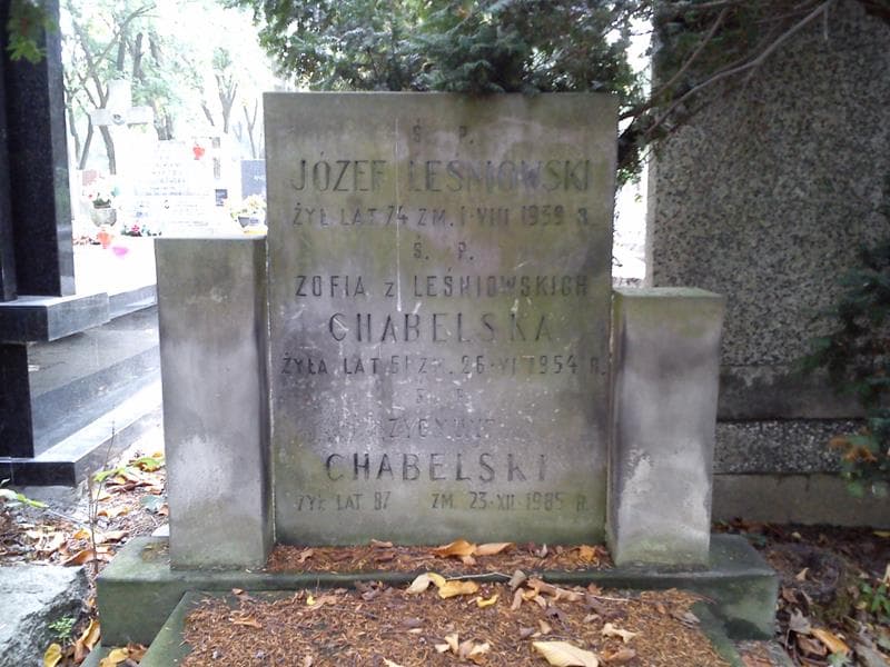 Zdjęcie grobu Zofia Chabelska (2)