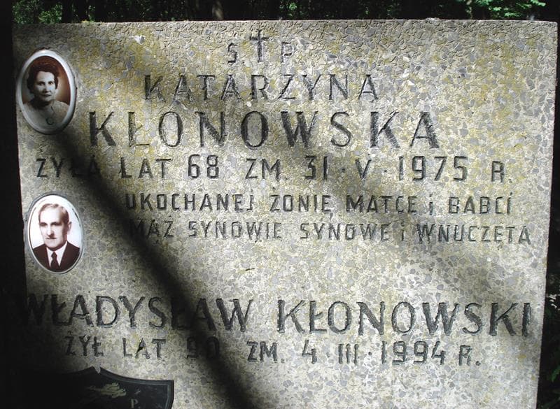 Zdjęcie grobu Władysław Kłonowski (2)