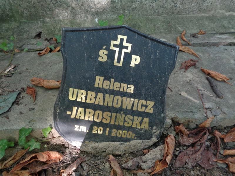 Zdjęcie grobu Anonim / Helena Urbanowicz-Jarosińska (2)