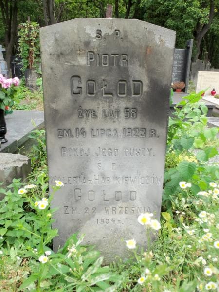 Zdjęcie grobu Piotr Gołod (1)