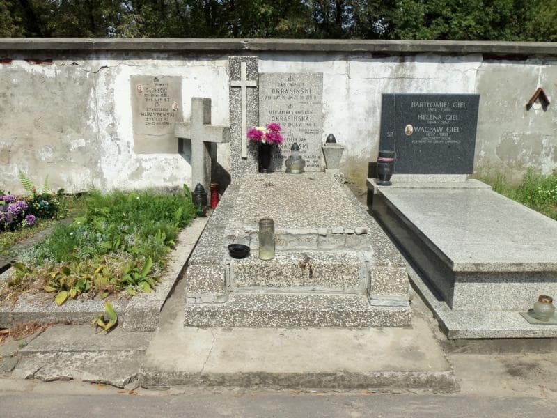 Zdjęcie grobu: Jan Hipolit Okrasiński