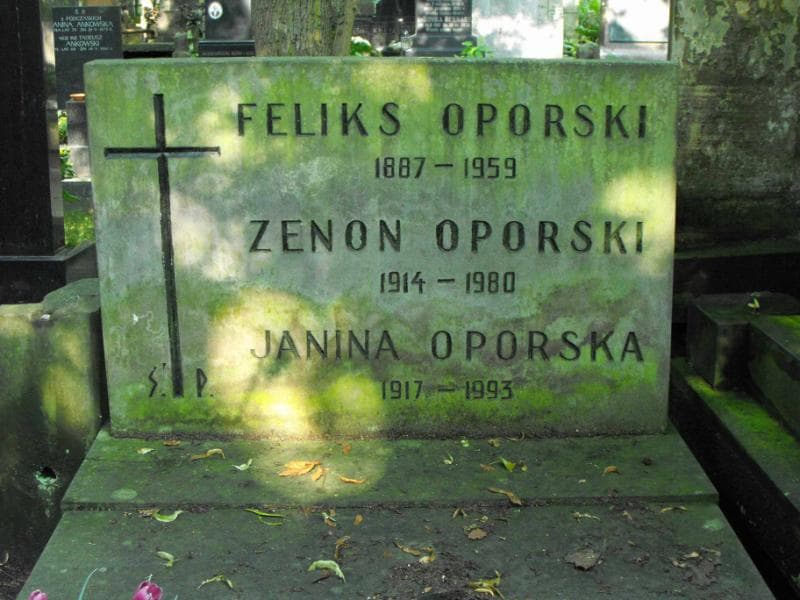 Zdjęcie grobu Feliks Oporski (2)