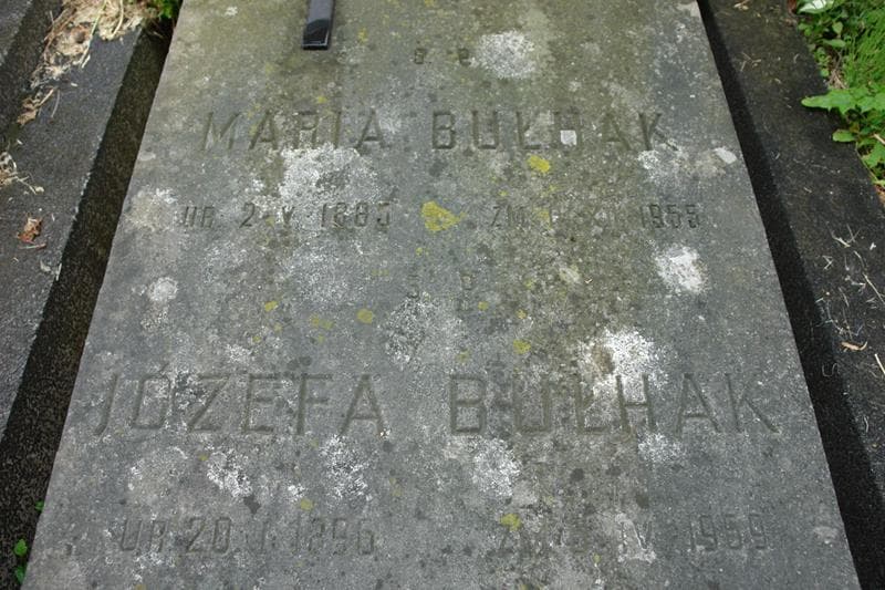 Zdjęcie grobu Józefa Bułhak (2)