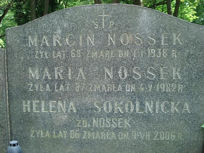 Zdjęcie grobu Maria Nossek (2)