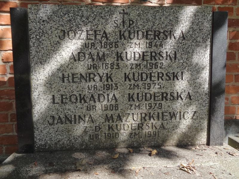 Zdjęcie grobu Adam Kuderski (2)