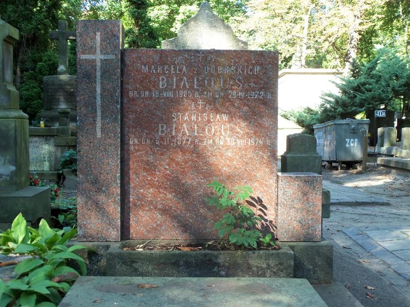 Zdjęcie grobu Marcela Białous (2)
