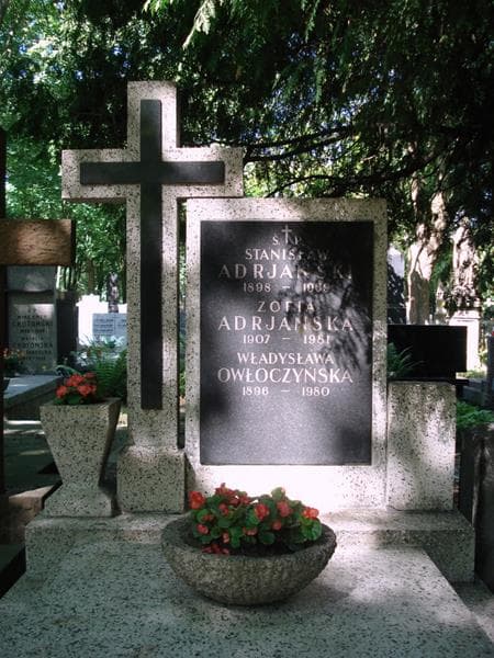 Zdjęcie grobu Zofia Adrjańska (2)