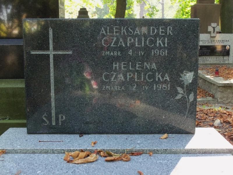 Zdjęcie grobu Aleksander Czaplicki (2)