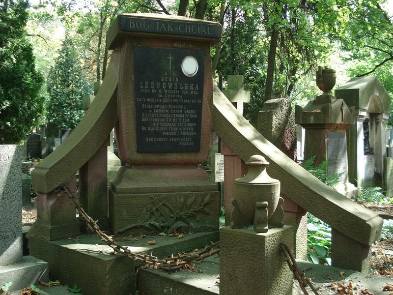 Zdjęcie grobu Genia Leśnowolska (2)