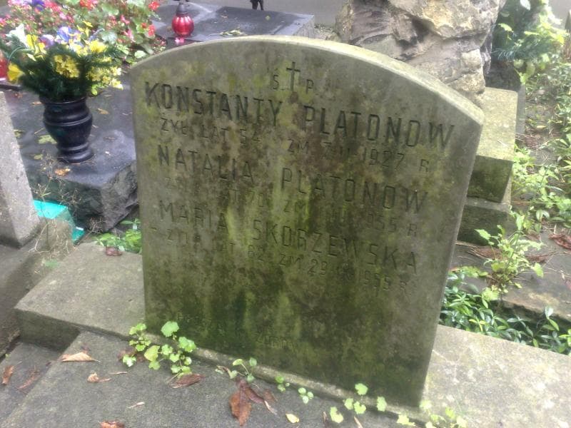 Zdjęcie grobu Konstanty Platonow (1)