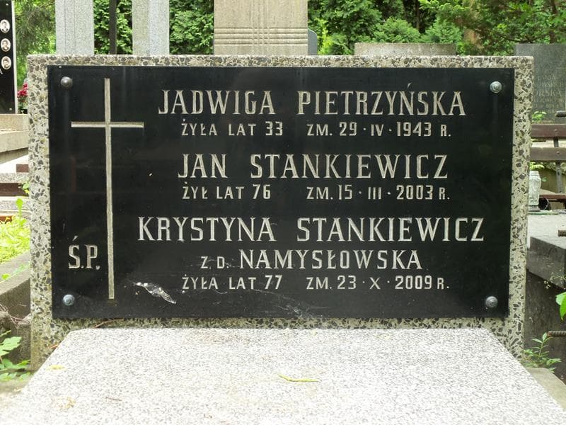 Zdjęcie grobu Jadwiga Pietrzyńska (2)