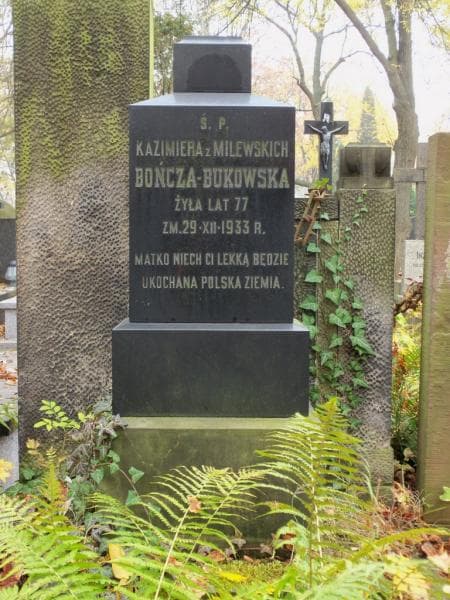 Zdjęcie grobu Kazimiera Bończa-Bukowska (2)