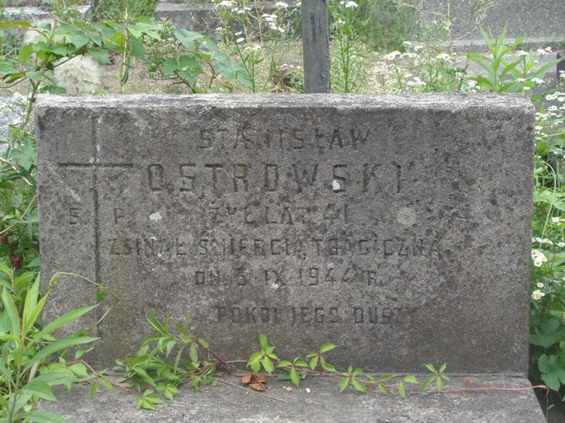 Zdjęcie grobu Stanisław Ostrowski (2)