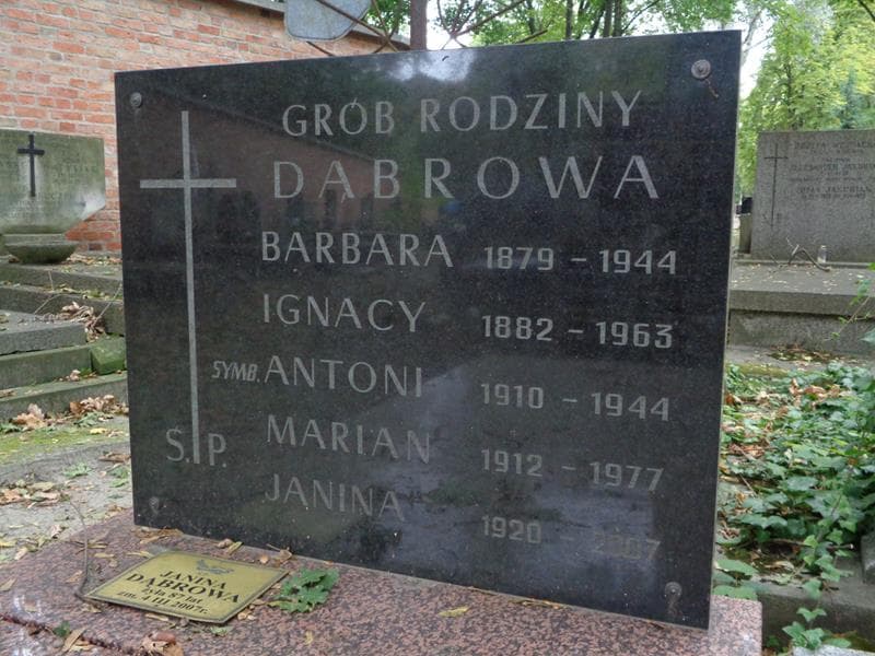 Zdjęcie grobu Marian Dąbrowa (2)