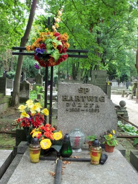 Zdjęcie grobu Józefa Hartwig (2)