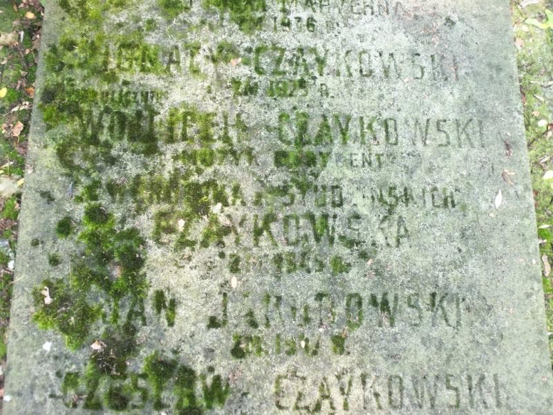 Zdjęcie grobu Ignacy Czaykowski (2)