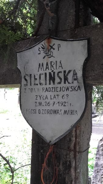 Zdjęcie grobu Maria Siecińska (2)
