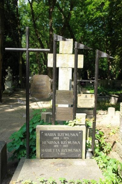 Zdjęcie grobu Henryka Rzewuska (2)