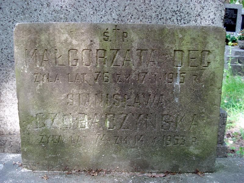 Zdjęcie grobu Małgorzata Dec (1)